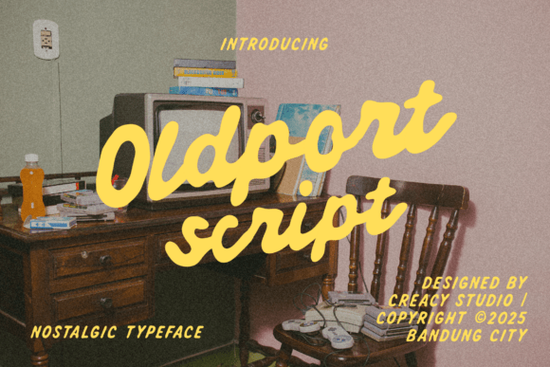 Oldport Script Font